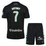 Günstige Fußballtrikots Real Betis Antony 7 Kinder 3rd trikot 2025-26 Kurzarm